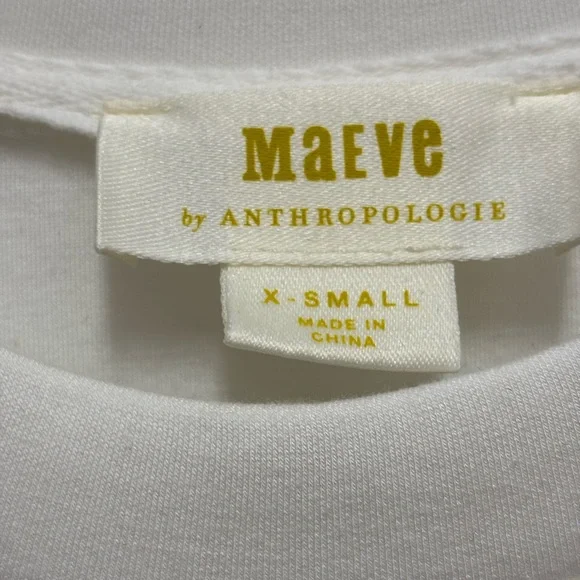 Maeve By Anthropologie English Factory Bow Sweatshirt NWOT - Picture 6 of 9